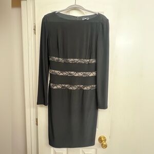 American Living Black Long Sleeve Dress Size 8